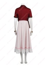 画像6: 高品質 実物撮影 エアリス ゲインズブール Aerith FF7 ファイナルファンタジーVII  リバース 風 コスチューム コスプレ衣装 (6)