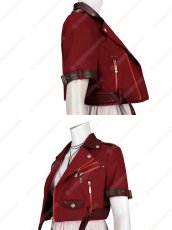 画像9: 高品質 実物撮影 エアリス ゲインズブール Aerith FF7 ファイナルファンタジーVII  リバース 風 コスチューム コスプレ衣装 (9)