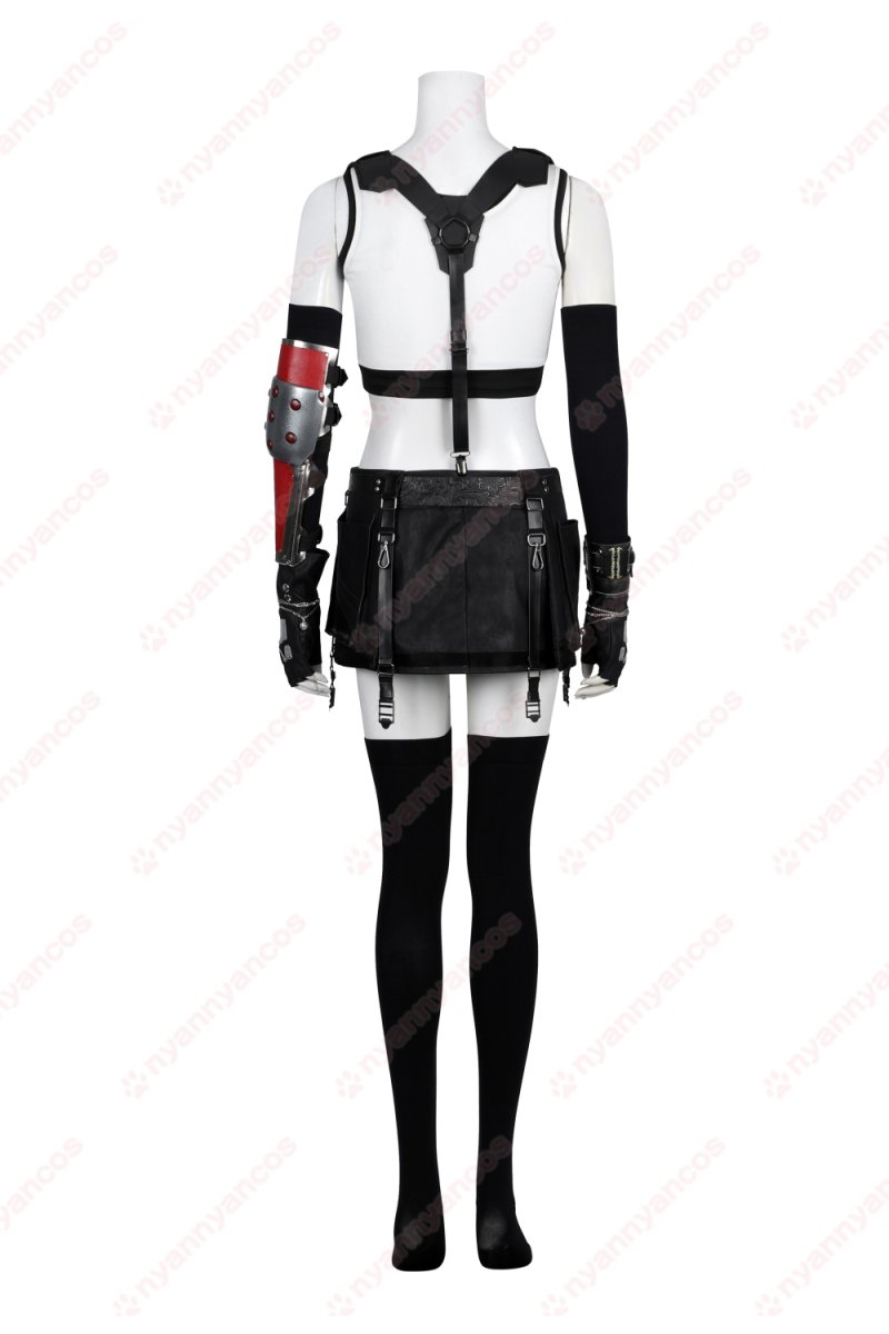 画像6: 高品質 実物撮影  ティファ ロックハート Tifa  FF7 ファイナルファンタジーVII  風  コスプレ衣装 コスチューム (6)