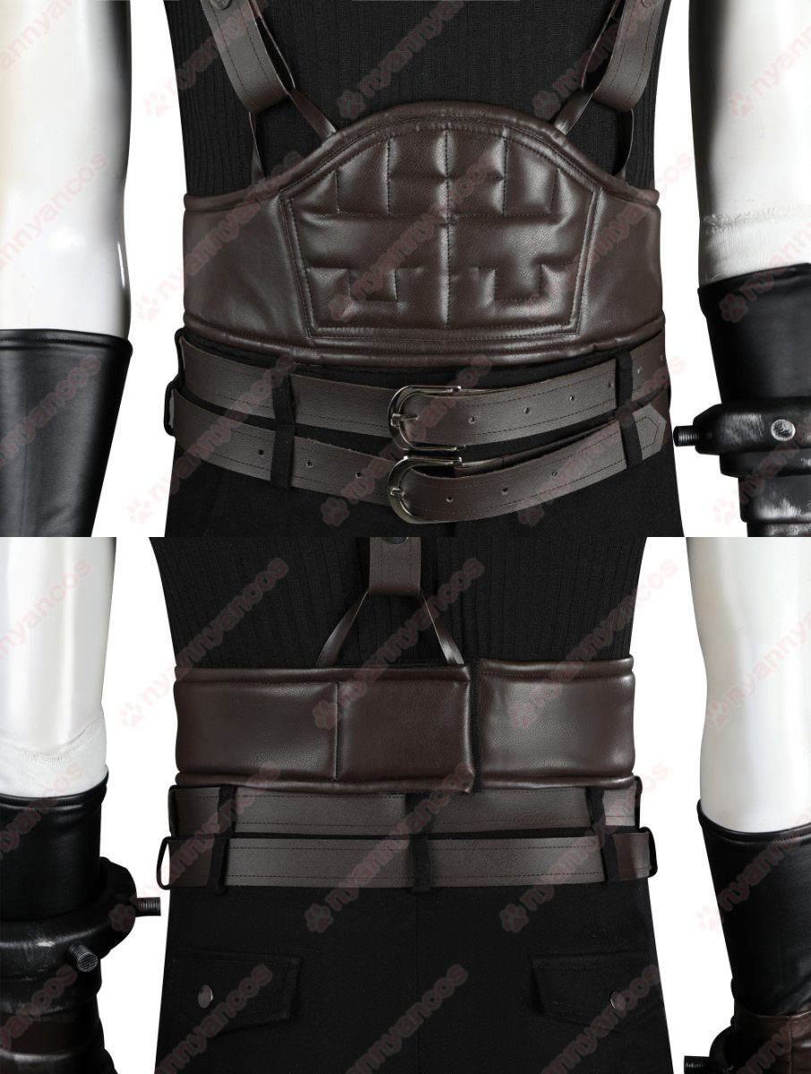 画像11: 高品質 実物撮影 ファイナルファンタジーVII FFVII FF7 クラウド ストライフ  コスプレ衣装  コスチューム オーダーメイド (11)