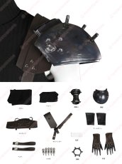 画像13: 高品質 実物撮影 ファイナルファンタジーVII FFVII FF7 クラウド ストライフ  コスプレ衣装  コスチューム オーダーメイド (13)