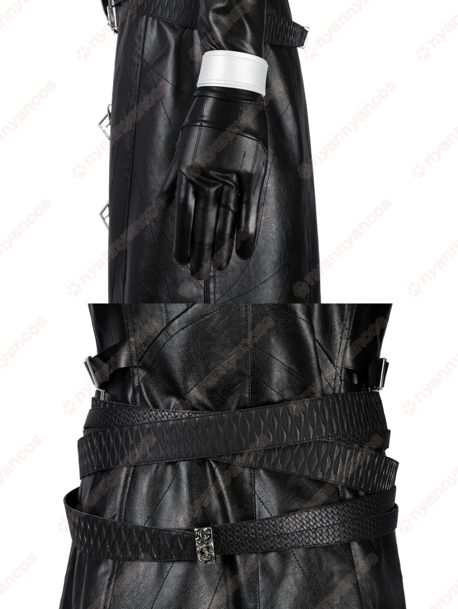 画像10: 高品質 実物撮影   FF7 ファイナルファンタジーVII セフィロス Sephiroth 風  コスプレ衣装 コスプレ靴　ブーツ  コスチューム オーダーメイド (10)