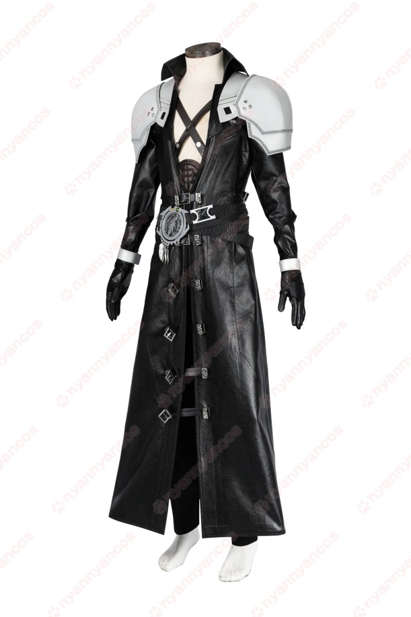画像4: 高品質 実物撮影   FF7 ファイナルファンタジーVII セフィロス Sephiroth 風  コスプレ衣装 コスプレ靴　ブーツ  コスチューム オーダーメイド (4)