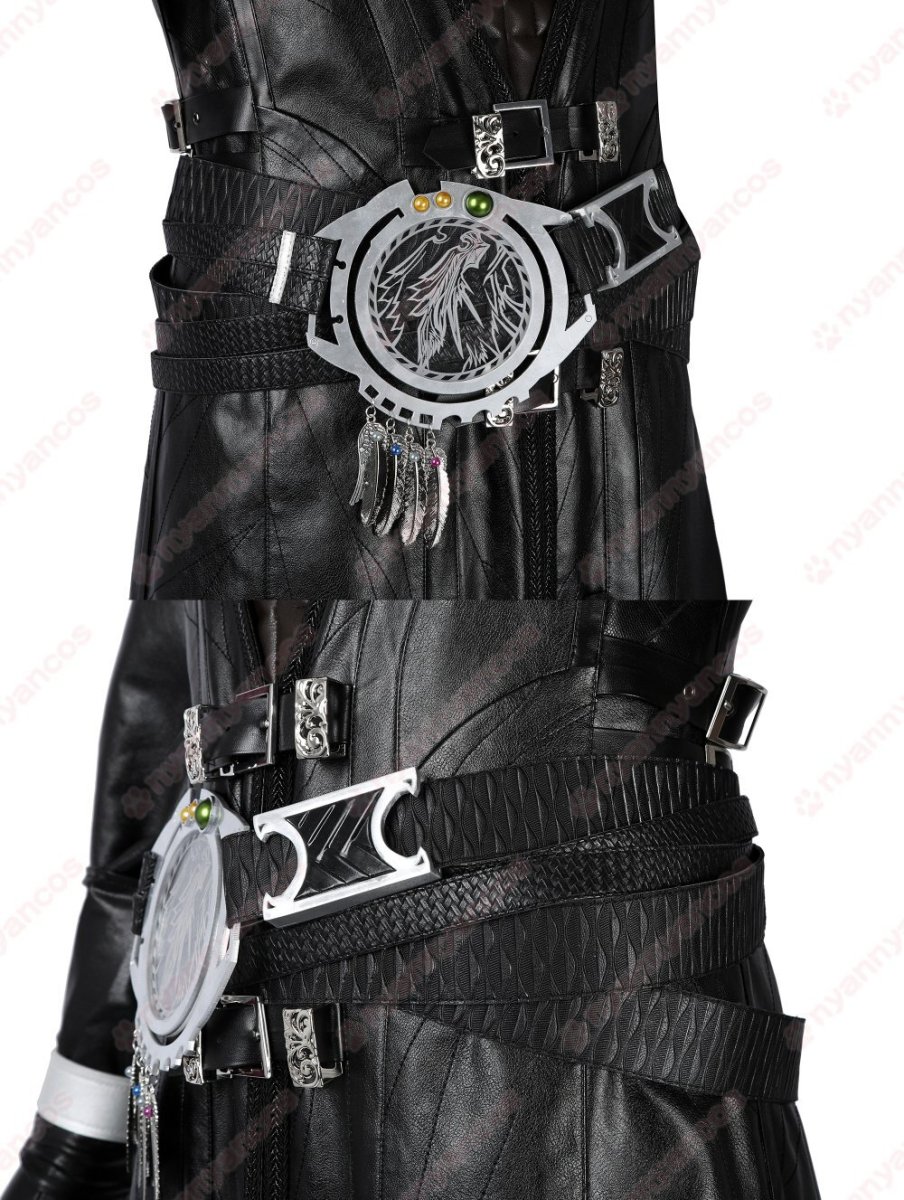 画像9: 高品質 実物撮影   FF7 ファイナルファンタジーVII セフィロス Sephiroth 風  コスプレ衣装 コスプレ靴　ブーツ  コスチューム オーダーメイド (9)