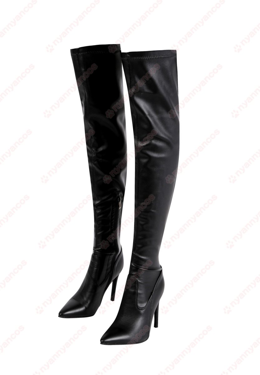 画像15: 高品質 実物撮影 Catwoman キャットウーマン セリーナ・カイル バットマン  ダークナイト ライジング  風 コスプレ衣装 コスプレ靴  コスチューム オーダーメイド (15)