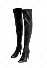 画像15: 高品質 実物撮影 Catwoman キャットウーマン セリーナ・カイル バットマン  ダークナイト ライジング  風 コスプレ衣装 コスプレ靴  コスチューム オーダーメイド (15)