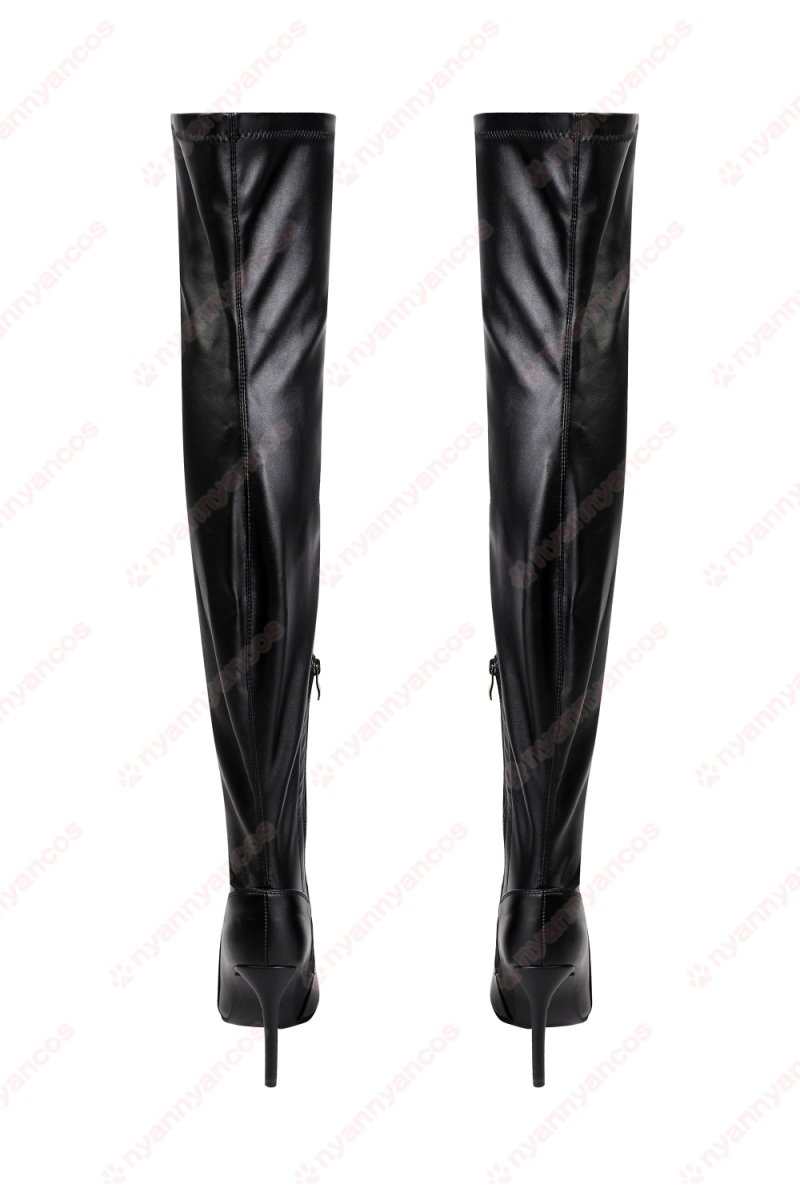 画像16: 高品質 実物撮影 Catwoman キャットウーマン セリーナ・カイル バットマン  ダークナイト ライジング  風 コスプレ衣装 コスプレ靴  コスチューム オーダーメイド (16)