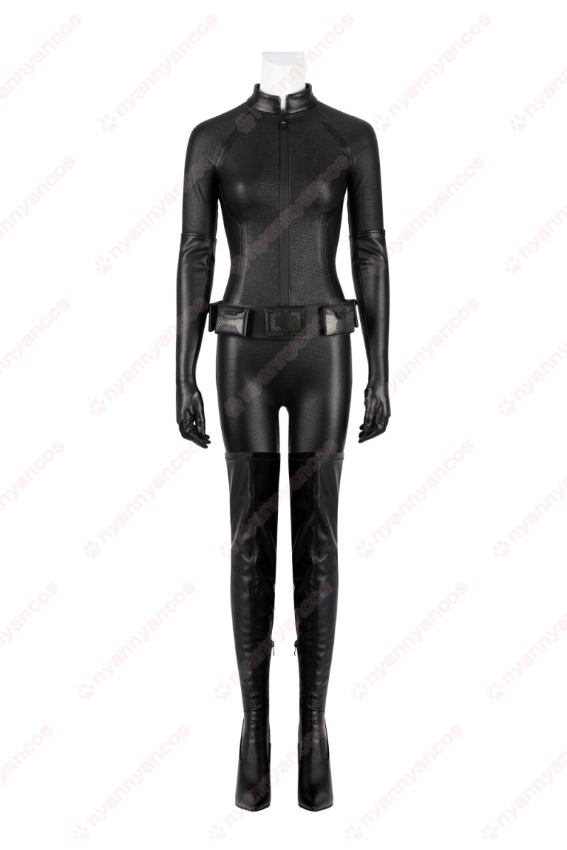 画像6: 高品質 実物撮影 Catwoman キャットウーマン セリーナ・カイル バットマン  ダークナイト ライジング  風 コスプレ衣装 コスプレ靴  コスチューム オーダーメイド (6)