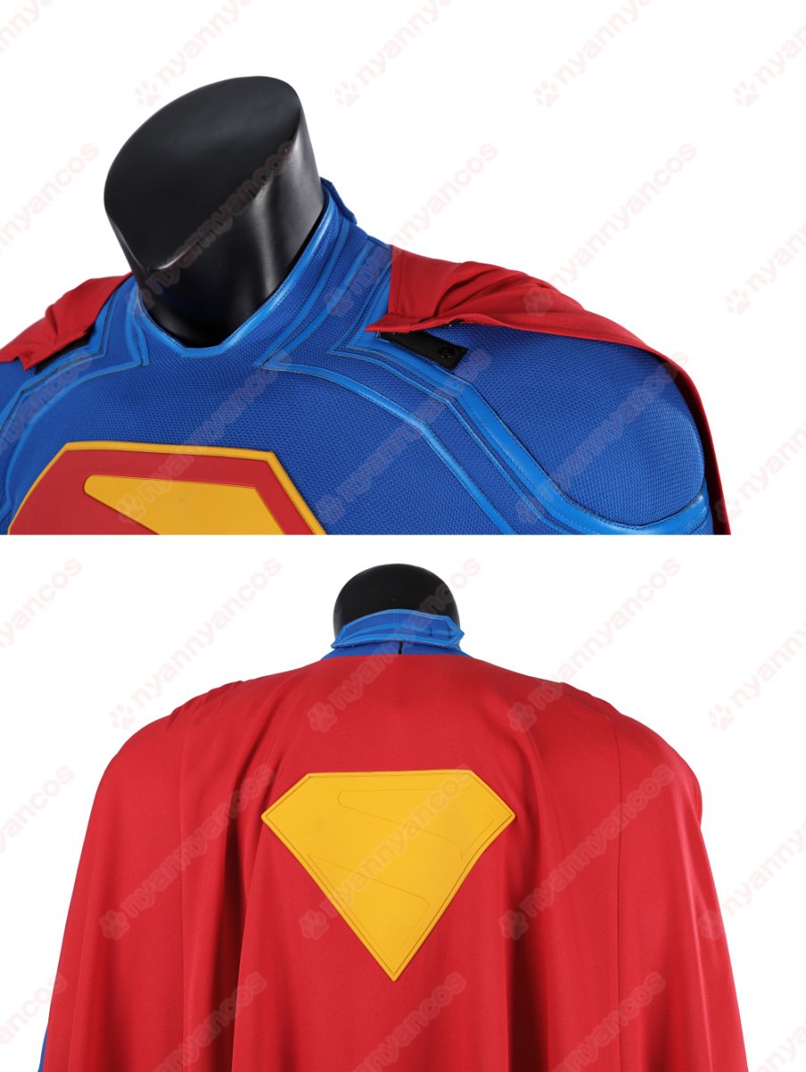 画像11: 高品質 実物撮影  スーパーマン クラーク・ケント スーパーマン：レガシー  Superman 2025映画  風  コスチューム コスプレ衣装 コスプレ靴 ブーツ付き オーダーメイド (11)