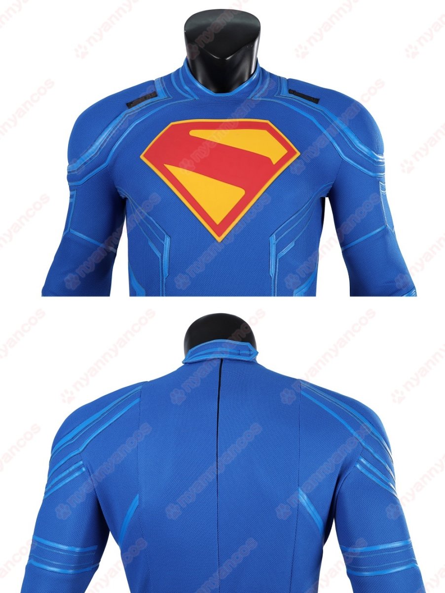 画像12: 高品質 実物撮影  スーパーマン クラーク・ケント スーパーマン：レガシー  Superman 2025映画  風  コスチューム コスプレ衣装 コスプレ靴 ブーツ付き オーダーメイド (12)