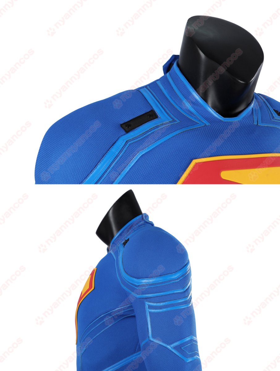 画像13: 高品質 実物撮影  スーパーマン クラーク・ケント スーパーマン：レガシー  Superman 2025映画  風  コスチューム コスプレ衣装 コスプレ靴 ブーツ付き オーダーメイド (13)