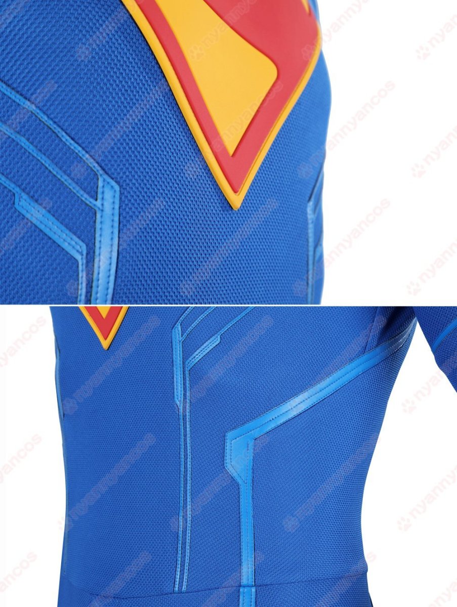 画像14: 高品質 実物撮影  スーパーマン クラーク・ケント スーパーマン：レガシー  Superman 2025映画  風  コスチューム コスプレ衣装 コスプレ靴 ブーツ付き オーダーメイド (14)