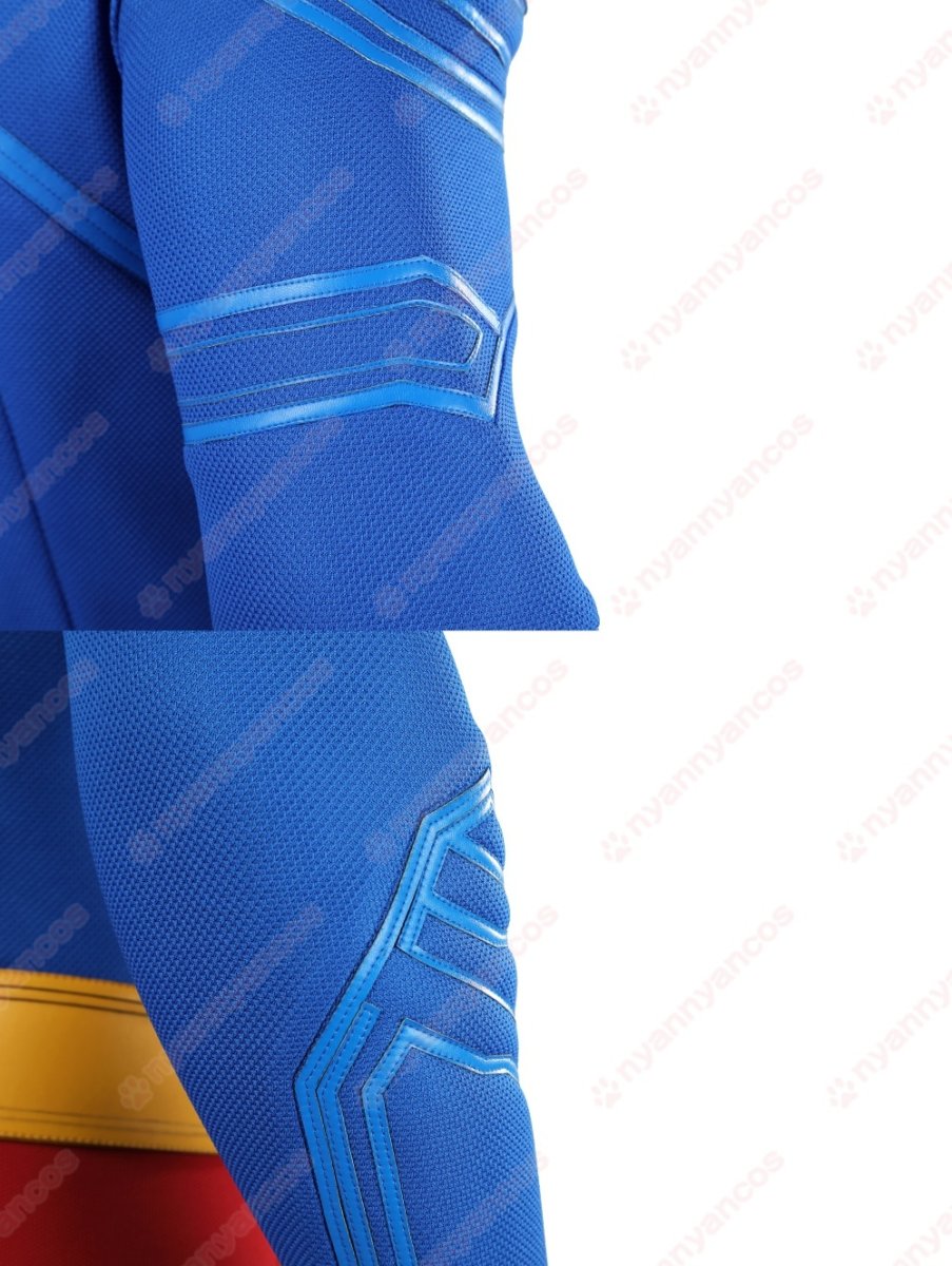 画像15: 高品質 実物撮影  スーパーマン クラーク・ケント スーパーマン：レガシー  Superman 2025映画  風  コスチューム コスプレ衣装 コスプレ靴 ブーツ付き オーダーメイド (15)