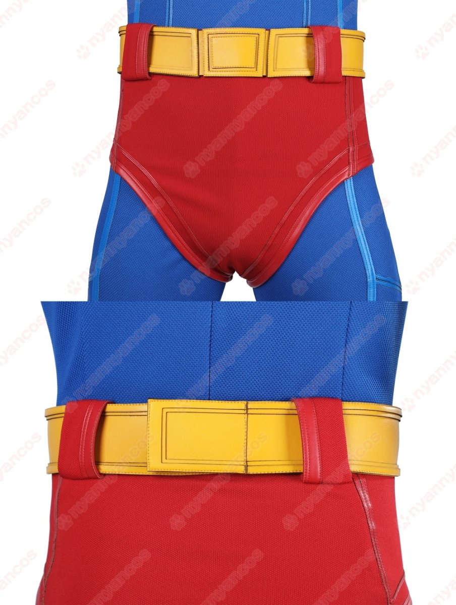 画像16: 高品質 実物撮影  スーパーマン クラーク・ケント スーパーマン：レガシー  Superman 2025映画  風  コスチューム コスプレ衣装 コスプレ靴 ブーツ付き オーダーメイド (16)