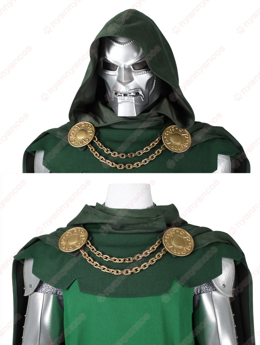 画像13: 高品質 実物撮影 ドクター・ドゥーム Doctor Doom ファンタスティック4:ファースト・ステップ  風 コスプレ衣装 コスチューム オーダーメイド (13)