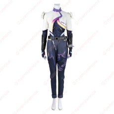 画像1: 高品質 実物撮影 ヴァイス  Vyse VALORANT ヴァロラント 風 コスチューム コスプレ衣装 (1)