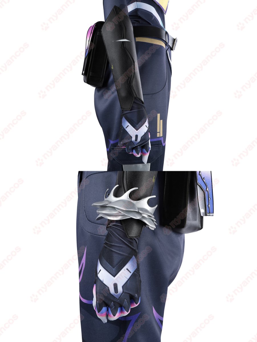 画像10: 高品質 実物撮影 ヴァイス  Vyse VALORANT ヴァロラント 風 コスチューム コスプレ衣装 (10)