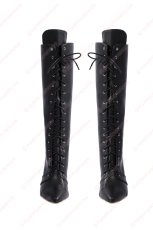 画像22: 高品質 実物撮影 Catwoman キャットウーマン セリーナ・カイル  バットマン リターンズ  風 コスプレ衣装 コスプレ靴  コスチューム (22)