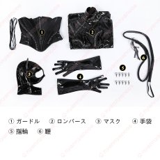 画像25: 高品質 実物撮影 Catwoman キャットウーマン セリーナ・カイル  バットマン リターンズ  風 コスプレ衣装 コスプレ靴  コスチューム (25)