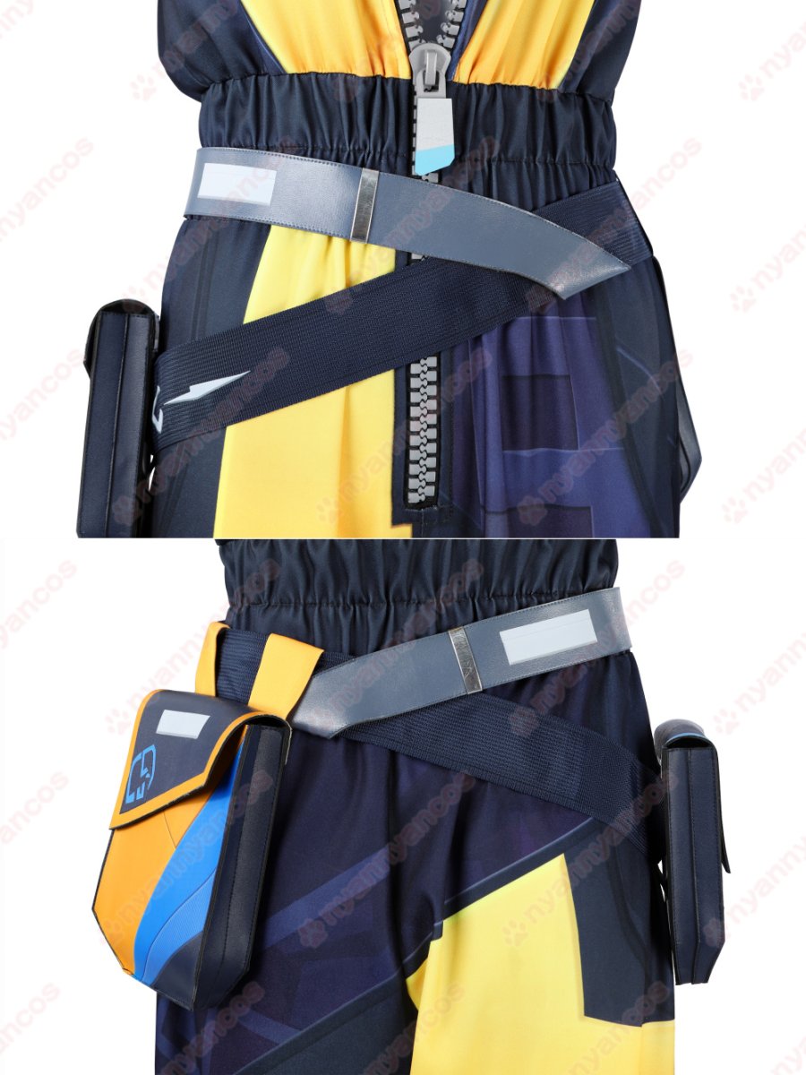 画像10: 高品質 実物撮影 ウェイレイ Waylay VALORANT ヴァロラント 風 コスチューム コスプレ衣装 (10)