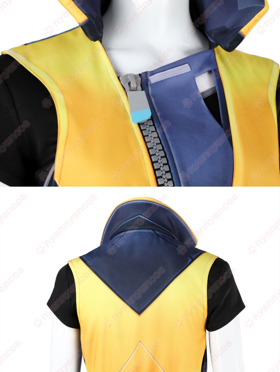 画像13: 高品質 実物撮影 ウェイレイ Waylay VALORANT ヴァロラント 風 コスチューム コスプレ衣装 (13)