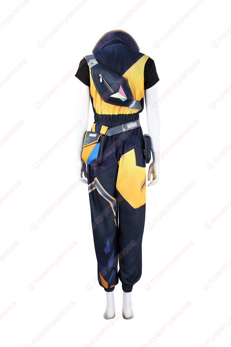 画像6: 高品質 実物撮影 ウェイレイ Waylay VALORANT ヴァロラント 風 コスチューム コスプレ衣装 (6)