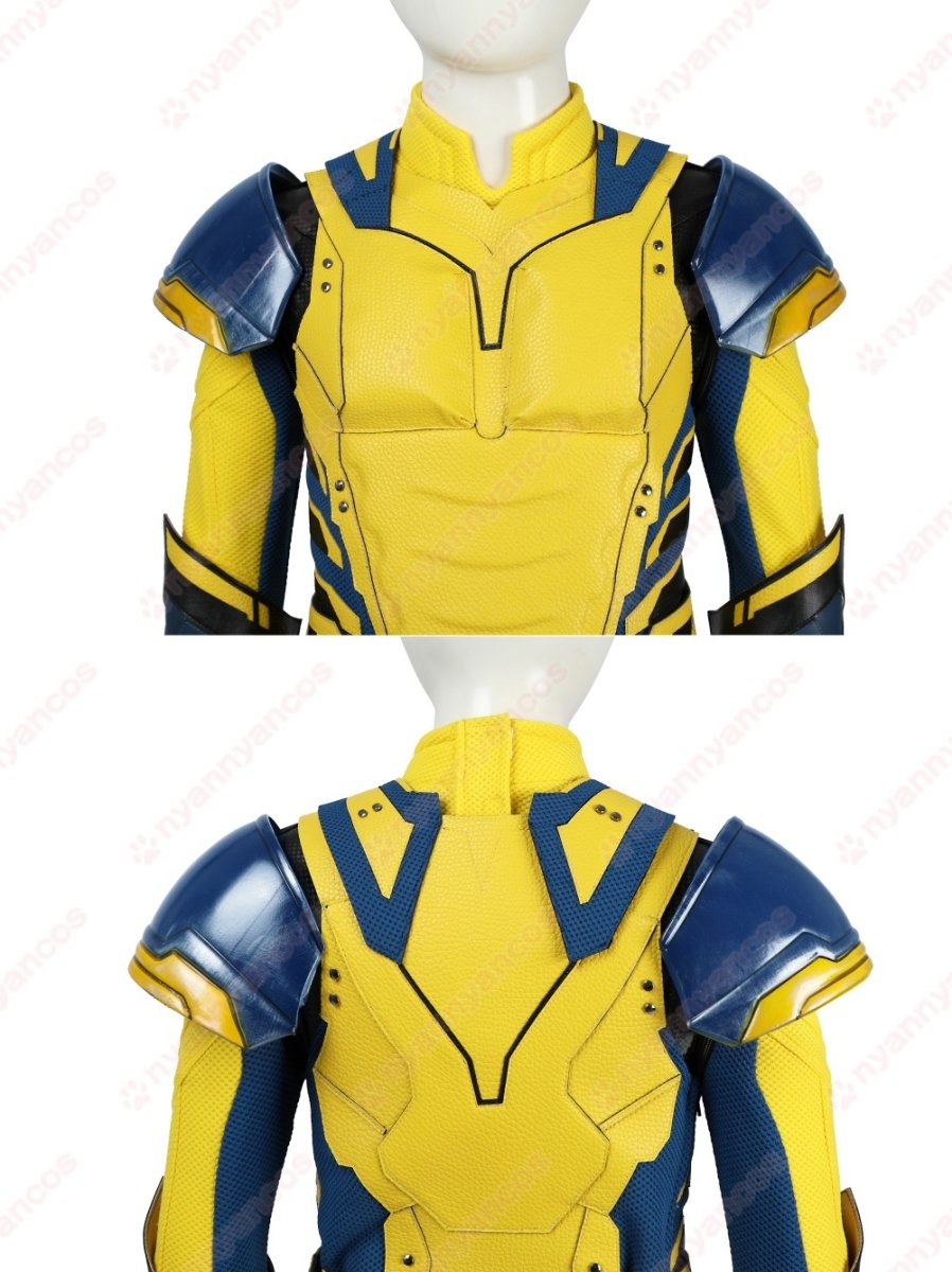 画像14: 高品質 実物撮影  子供Ver ローガン ウルヴァリン X-MEN Deadpool 3 デッドプール&ウルヴァリン 風 コスチューム コスプレ衣装 (14)