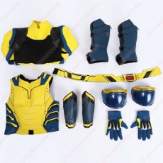 画像24: 高品質 実物撮影  子供Ver ローガン ウルヴァリン X-MEN Deadpool 3 デッドプール＆ウルヴァリン 風 コスチューム コスプレ衣装 (24)