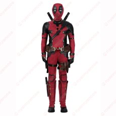 画像1: 【武器無し】高品質 実物撮影  子供Ver デッドプール Deadpool 3 ウェイド ウィルソン  デッドプール＆ウルヴァリン 風 コスチューム コスプレ衣装 (1)