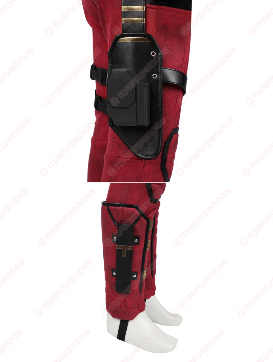 画像13: 【武器無し】高品質 実物撮影  子供Ver デッドプール Deadpool 3 ウェイド ウィルソン  デッドプール＆ウルヴァリン 風 コスチューム コスプレ衣装 (13)