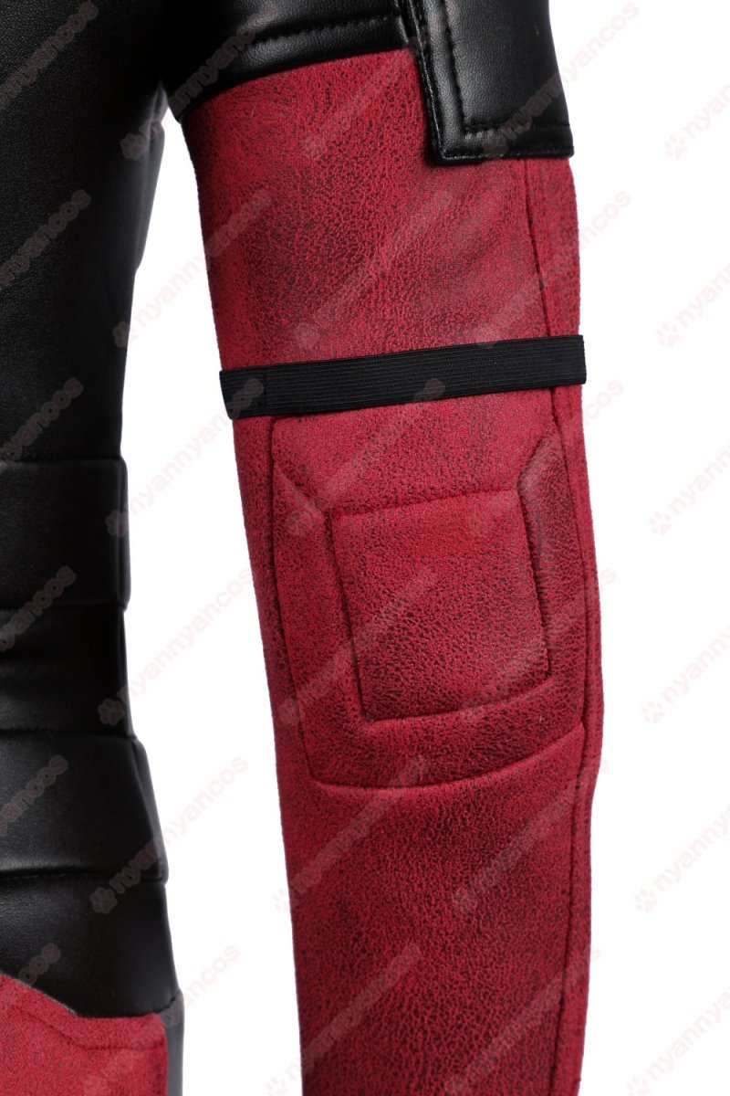 画像14: 【武器無し】高品質 実物撮影  子供Ver デッドプール Deadpool 3 ウェイド ウィルソン  デッドプール＆ウルヴァリン 風 コスチューム コスプレ衣装 (14)