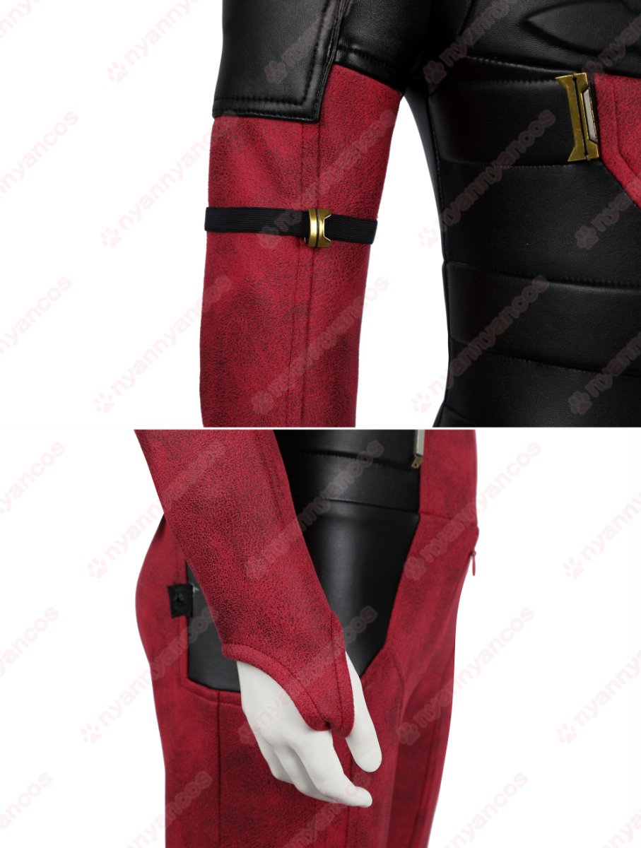 画像17: 【武器無し】高品質 実物撮影  子供Ver デッドプール Deadpool 3 ウェイド ウィルソン  デッドプール＆ウルヴァリン 風 コスチューム コスプレ衣装 (17)