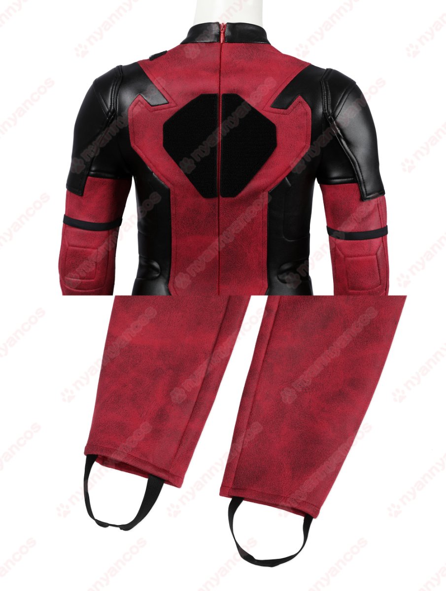 画像19: 【武器無し】高品質 実物撮影  子供Ver デッドプール Deadpool 3 ウェイド ウィルソン  デッドプール＆ウルヴァリン 風 コスチューム コスプレ衣装 (19)