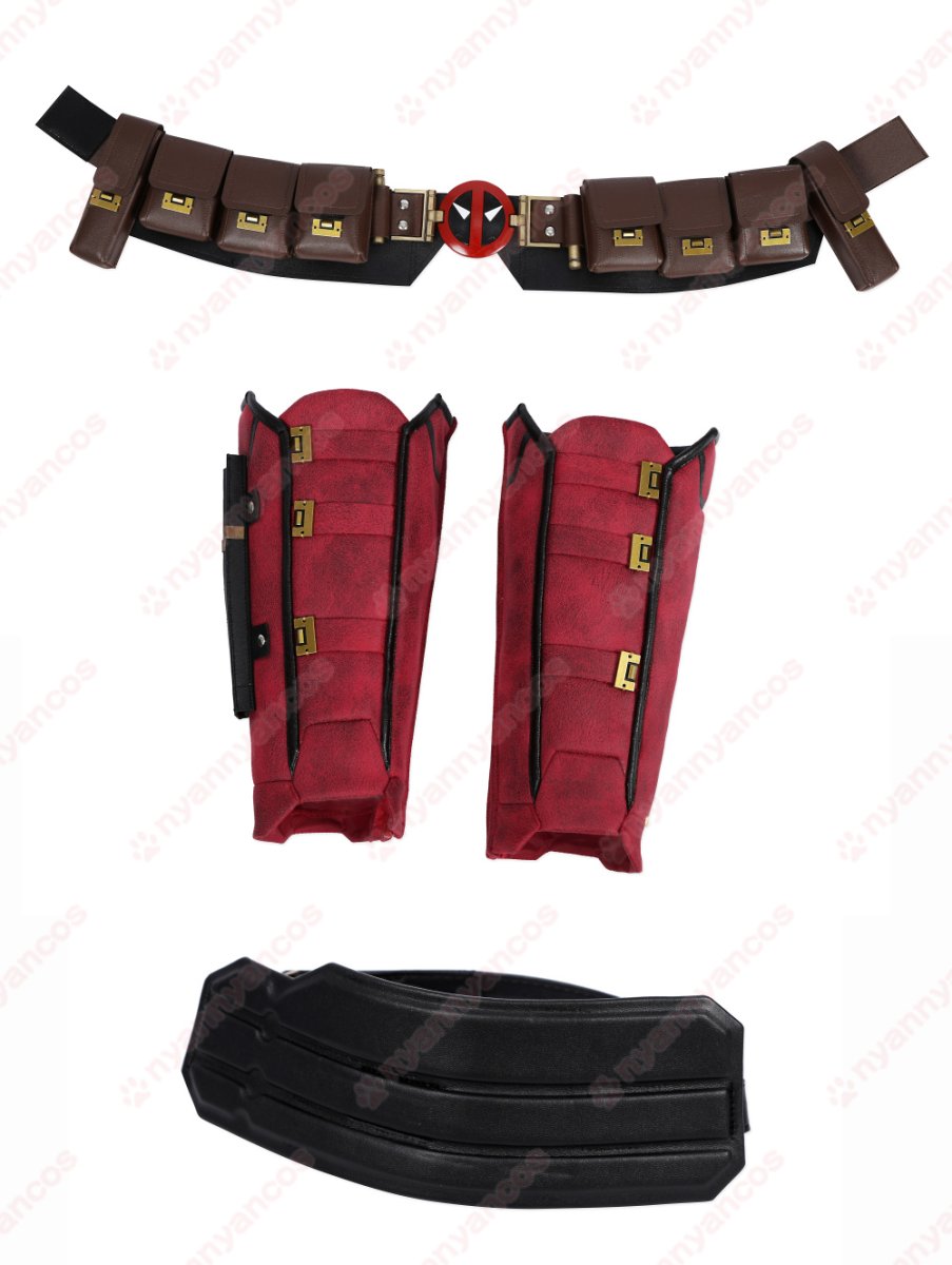 画像22: 【武器無し】高品質 実物撮影  子供Ver デッドプール Deadpool 3 ウェイド ウィルソン  デッドプール＆ウルヴァリン 風 コスチューム コスプレ衣装 (22)