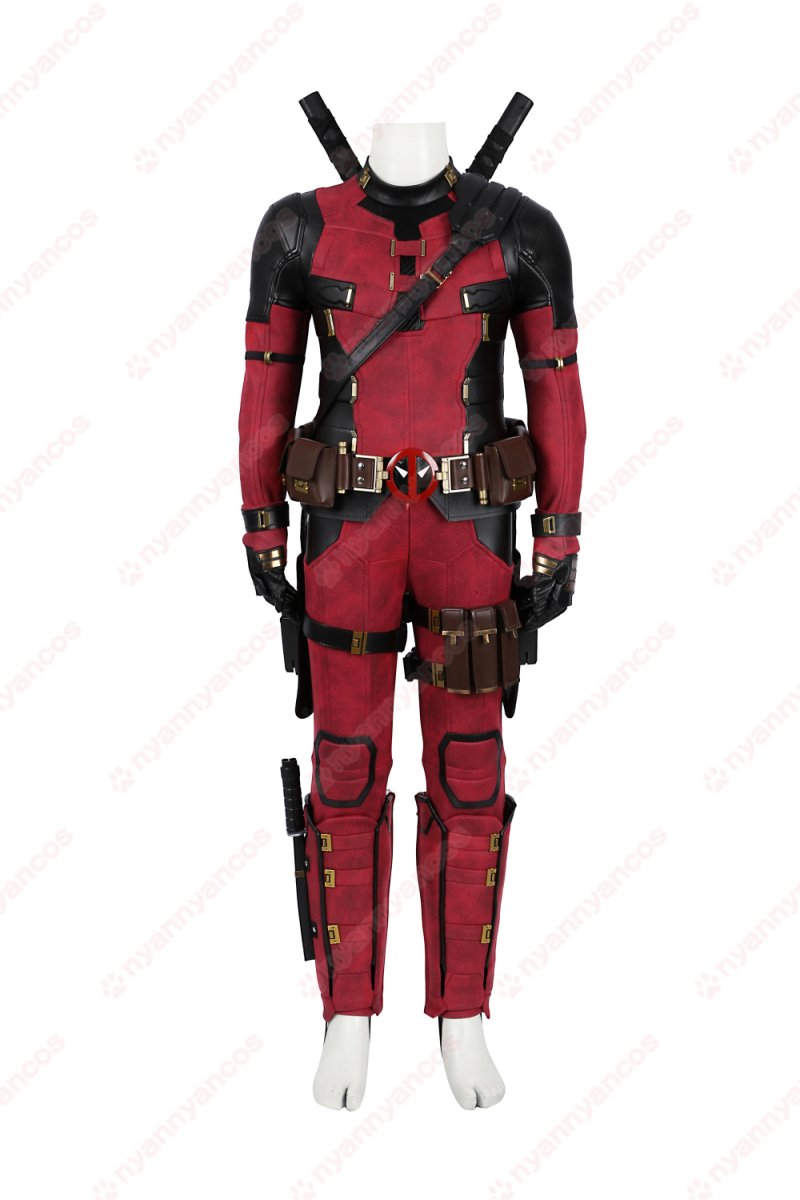 画像3: 【武器無し】高品質 実物撮影  子供Ver デッドプール Deadpool 3 ウェイド ウィルソン  デッドプール＆ウルヴァリン 風 コスチューム コスプレ衣装 (3)