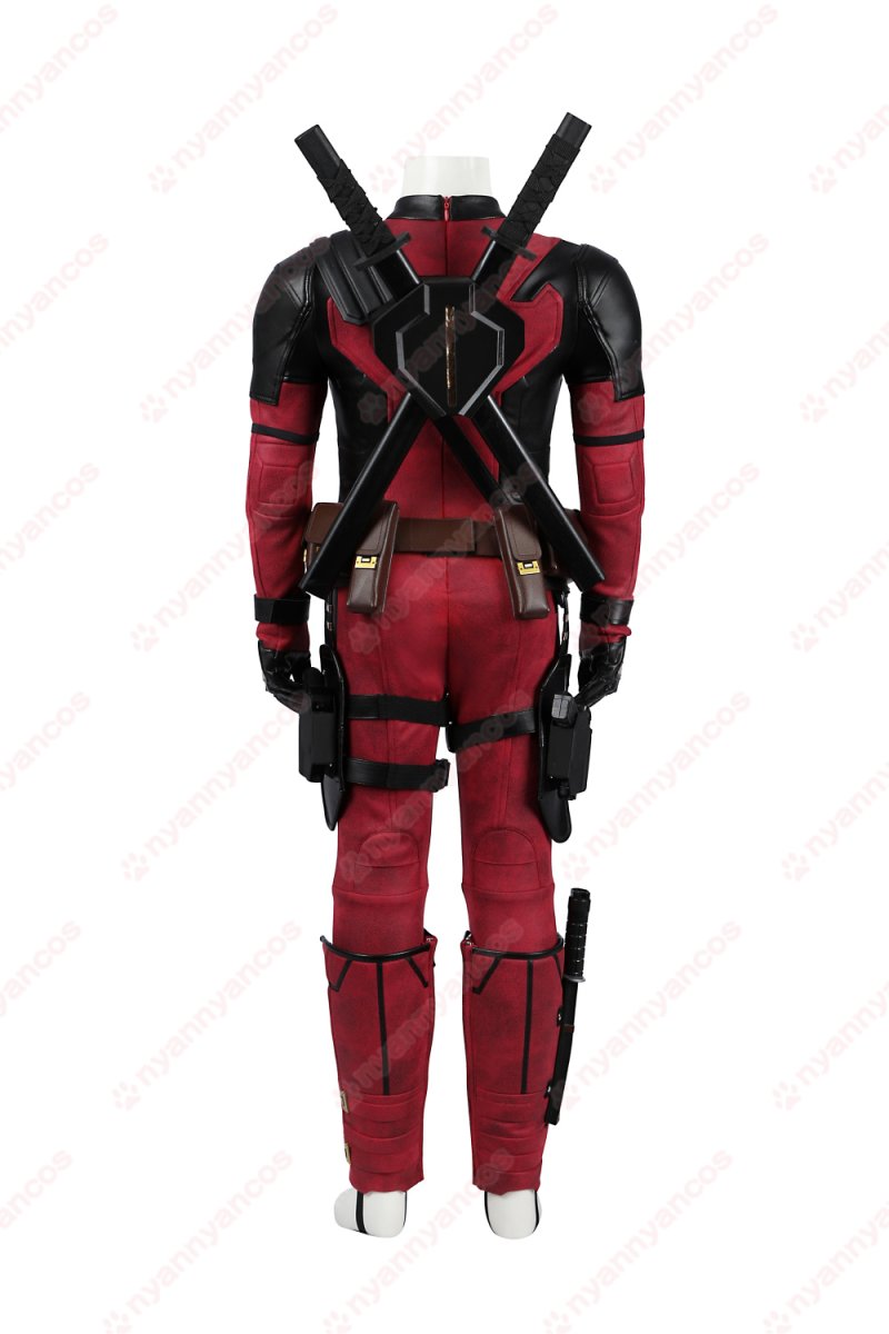 画像6: 【武器無し】高品質 実物撮影  子供Ver デッドプール Deadpool 3 ウェイド ウィルソン  デッドプール＆ウルヴァリン 風 コスチューム コスプレ衣装 (6)