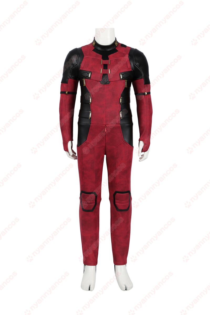 画像8: 【武器無し】高品質 実物撮影  子供Ver デッドプール Deadpool 3 ウェイド ウィルソン  デッドプール＆ウルヴァリン 風 コスチューム コスプレ衣装 (8)