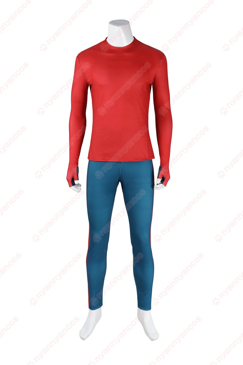 画像12: 高品質 実物撮影 ピーター・パーカー スパイダーマン フレンドリー・ネイバーフッド  風 コスプレ衣装  コスチューム (12)