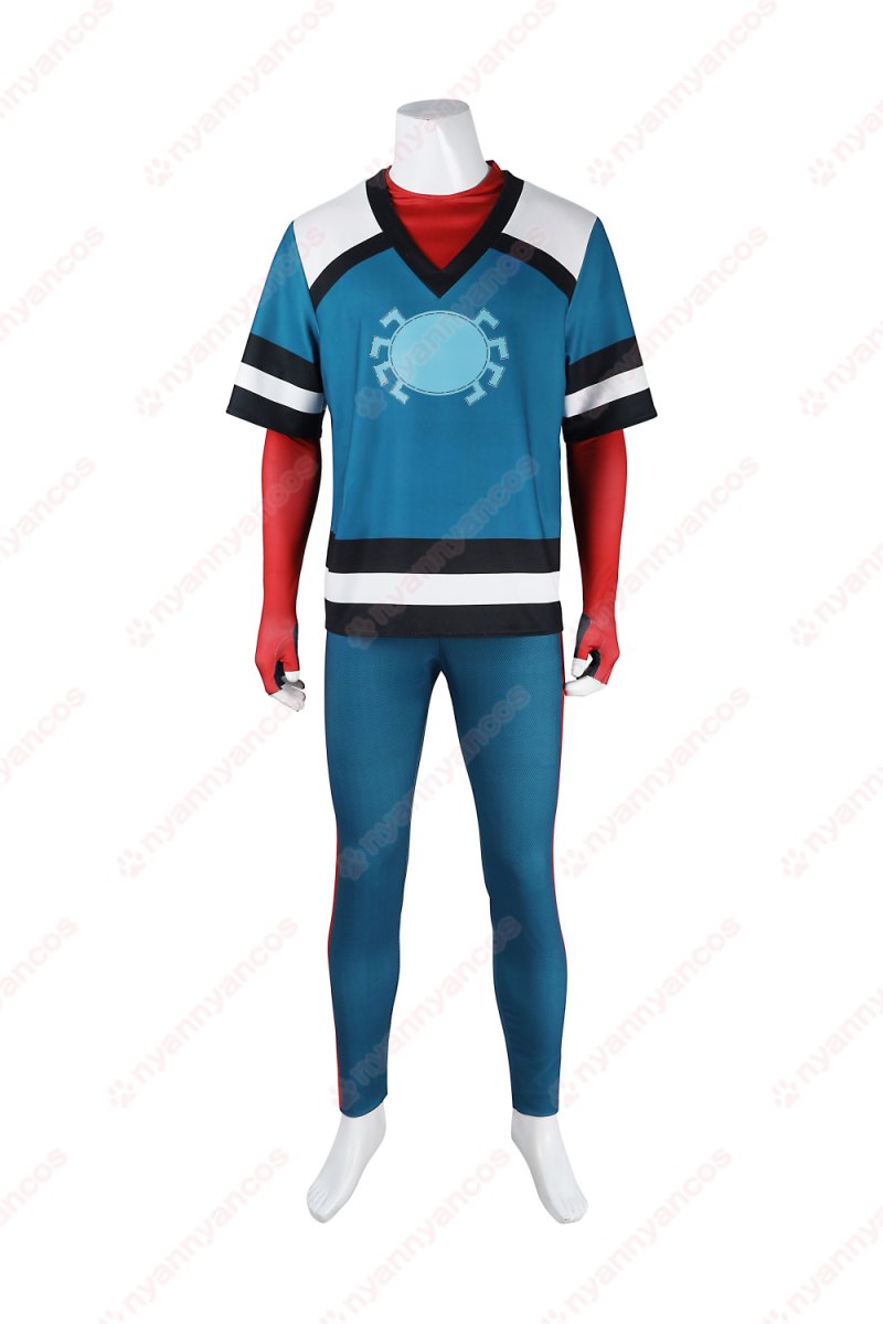 画像7: 高品質 実物撮影 ピーター・パーカー スパイダーマン フレンドリー・ネイバーフッド  風 コスプレ衣装  コスチューム (7)