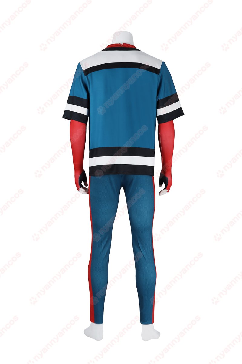 画像8: 高品質 実物撮影 ピーター・パーカー スパイダーマン フレンドリー・ネイバーフッド  風 コスプレ衣装  コスチューム (8)