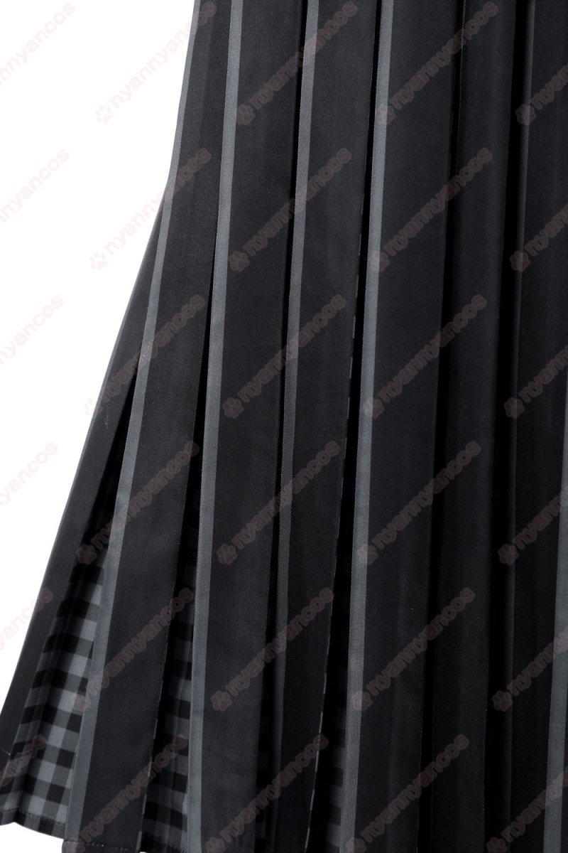 画像17: 高品質 実物撮影 ウェンズデー Wednesday  ネヴァーモア学園制服  アダムス・ファミリー ドラマ 風 コスチューム コスプレ衣装 (17)