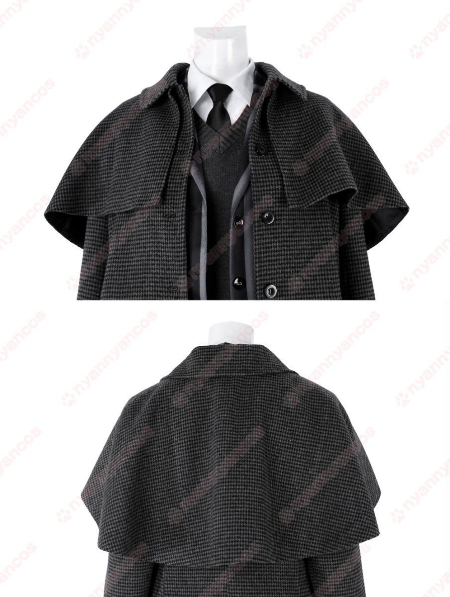 画像18: 高品質 実物撮影 ウェンズデー Wednesday  ネヴァーモア学園制服  アダムス・ファミリー ドラマ 風 コスチューム コスプレ衣装 (18)