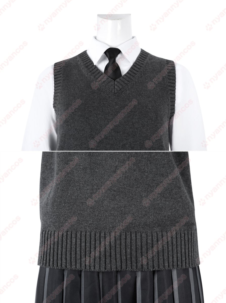 画像24: 高品質 実物撮影 ウェンズデー Wednesday  ネヴァーモア学園制服  アダムス・ファミリー ドラマ 風 コスチューム コスプレ衣装 (24)