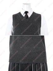 画像24: 高品質 実物撮影 ウェンズデー Wednesday  ネヴァーモア学園制服  アダムス・ファミリー ドラマ 風 コスチューム コスプレ衣装 (24)