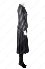 画像8: 高品質 実物撮影 ウェンズデー Wednesday  ネヴァーモア学園制服  アダムス・ファミリー ドラマ 風 コスチューム コスプレ衣装 (8)