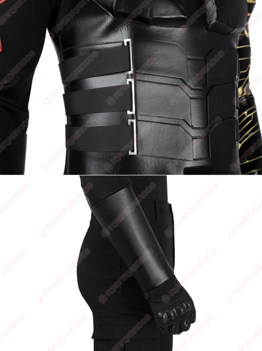 画像8: 高品質 実物撮影 ウィンター・ソルジャー バッキー・バーンズ   サンダーボルツ  Thunderbolts  風 コスチューム コスプレ衣装 オーダーメイド (8)