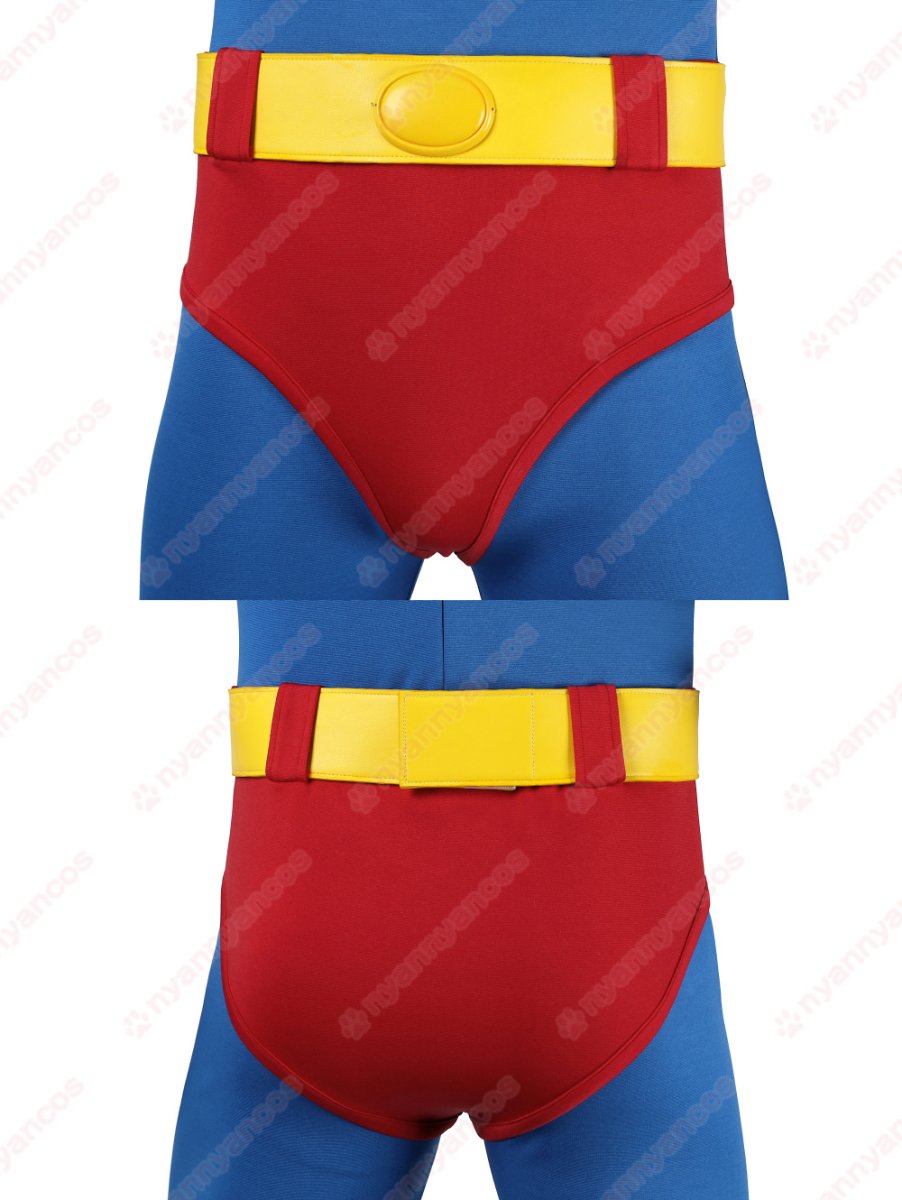 画像20: 高品質 実物撮影  Superman スーパーマン クラーク・ケント 1978映画  風  コスチューム コスプレ衣装 オーダーメイド (20)