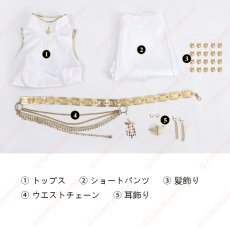 画像13: 高品質 実物撮影  ルミ Rumi KPOPガールズ! デーモン・ハンターズ  風 コスプレ衣装 コスチューム (13)