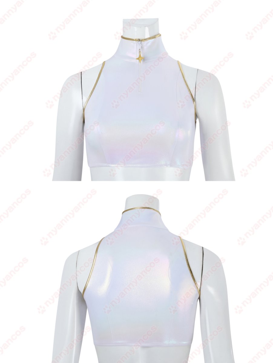 画像5: 高品質 実物撮影  ルミ Rumi KPOPガールズ! デーモン・ハンターズ  風 コスプレ衣装 コスチューム (5)