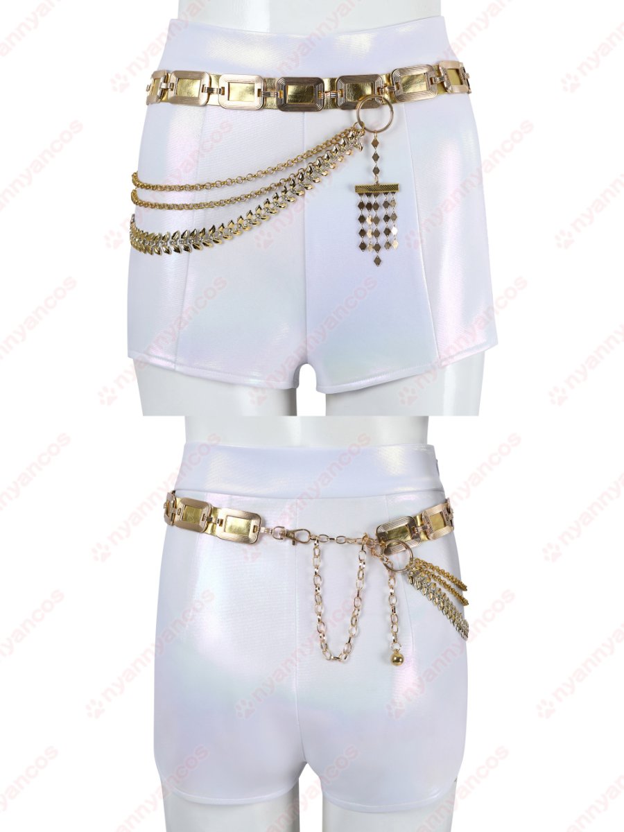 画像7: 高品質 実物撮影  ルミ Rumi KPOPガールズ! デーモン・ハンターズ  風 コスプレ衣装 コスチューム (7)